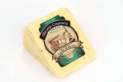 Old Irish Creamery Herb & Garlic Cheddar